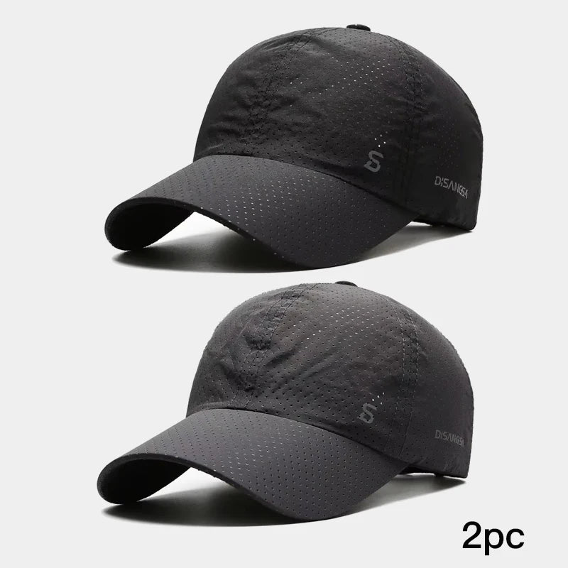 Quick-Dry Breathable Running Cap – Lightweight Outdoor Sun Baseball Hat
