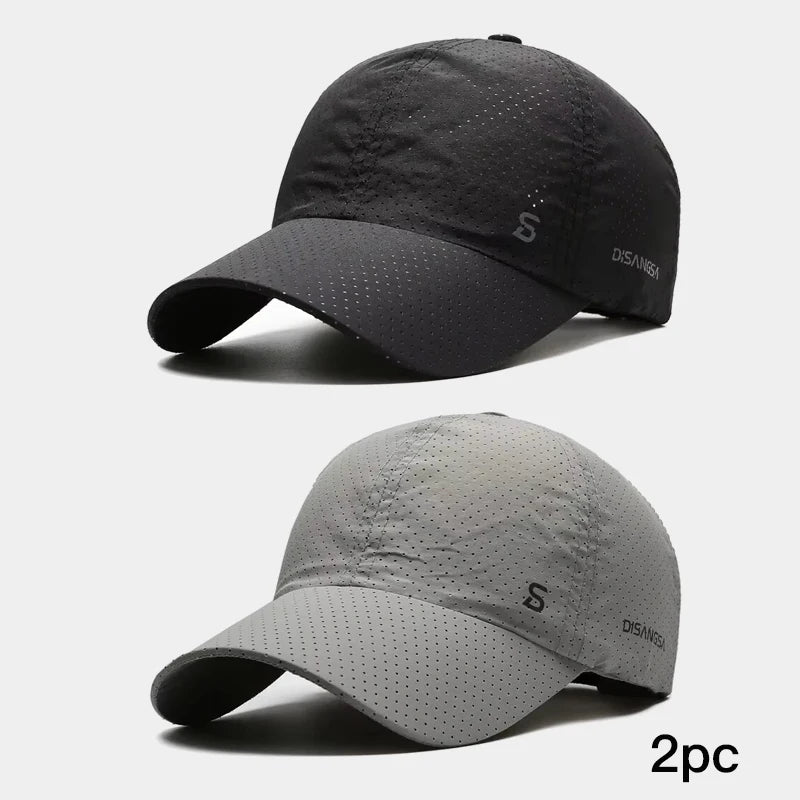 Quick-Dry Breathable Running Cap – Lightweight Outdoor Sun Baseball Hat
