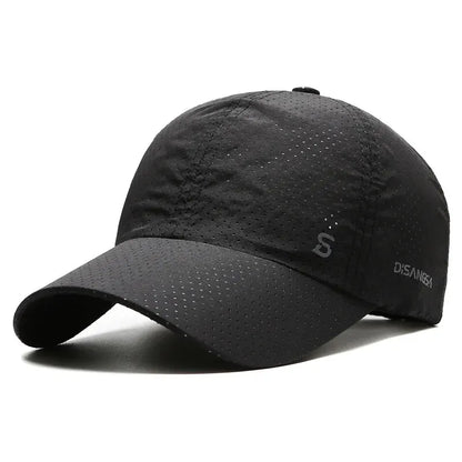 Quick-Dry Breathable Running Cap – Lightweight Outdoor Sun Baseball Hat