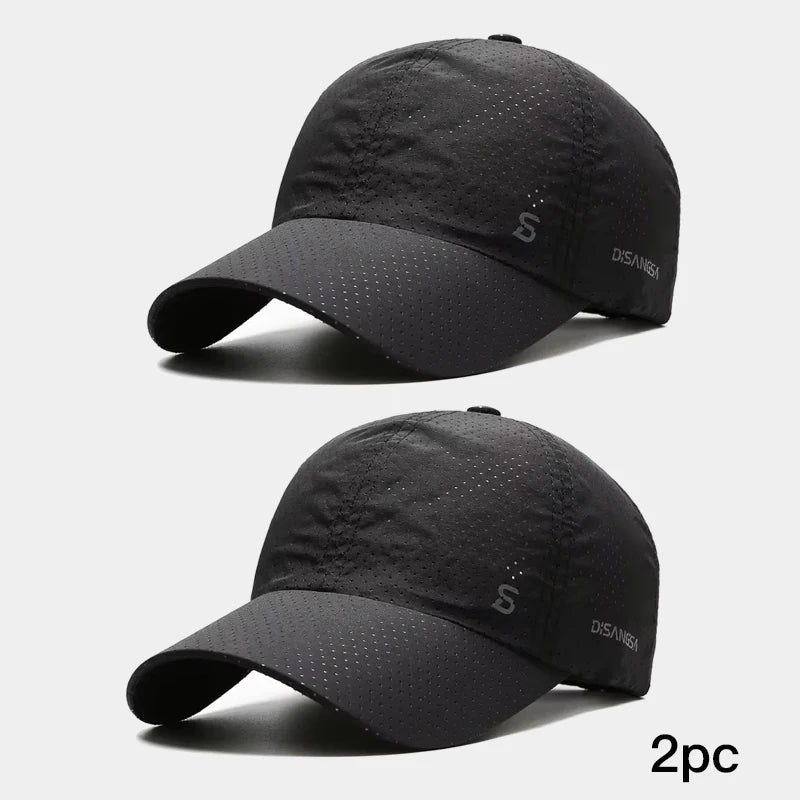 Quick-Dry Breathable Running Cap – Lightweight Outdoor Sun Baseball Hat