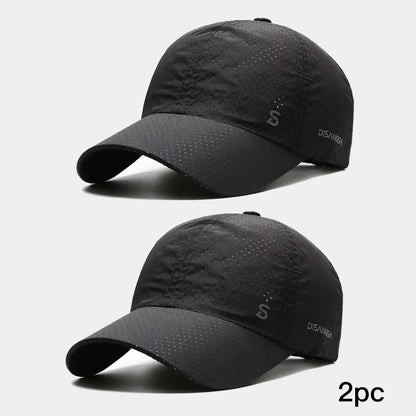Quick-Dry Breathable Running Cap – Lightweight Outdoor Sun Baseball Hat