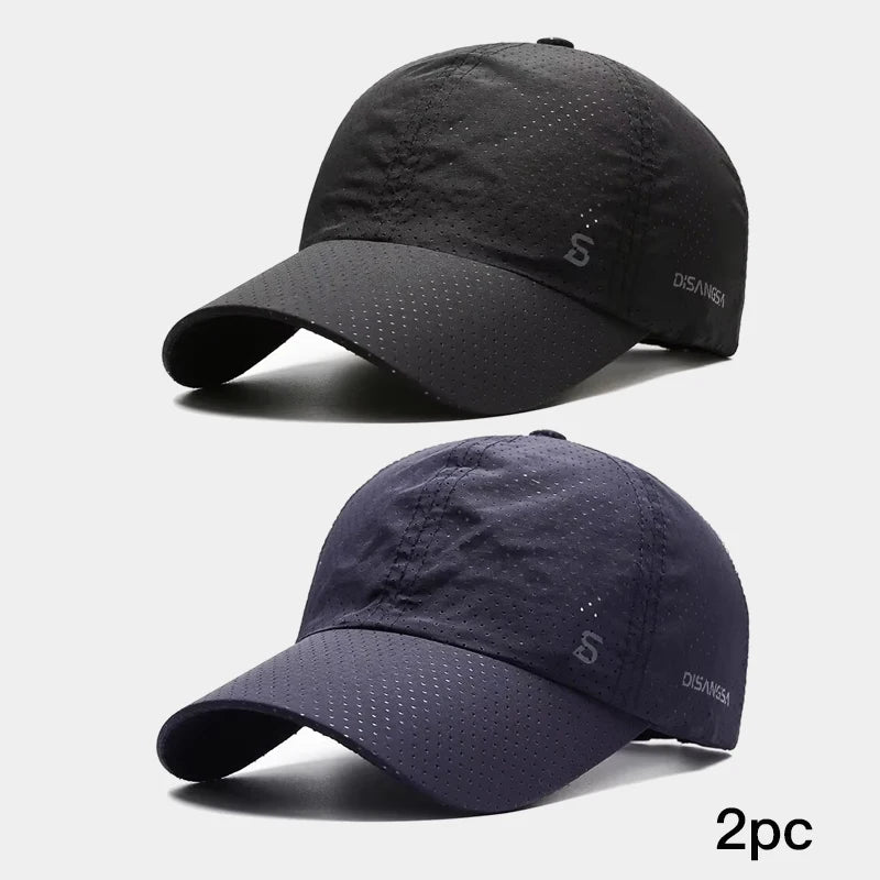 Quick-Dry Breathable Running Cap – Lightweight Outdoor Sun Baseball Hat