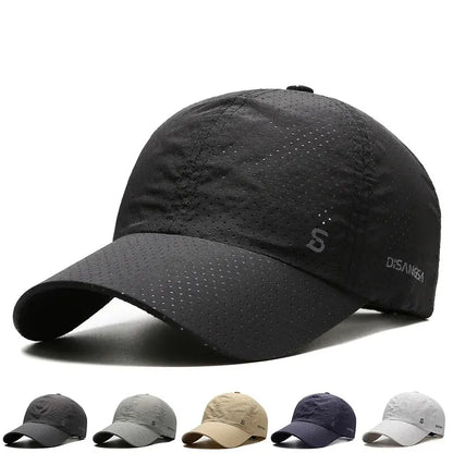 Quick-Dry Breathable Running Cap – Lightweight Outdoor Sun Baseball Hat