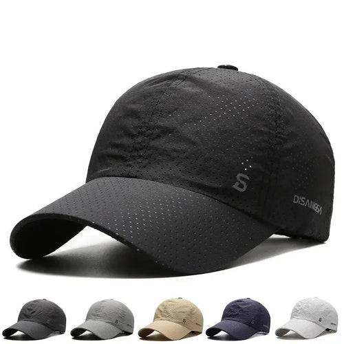 Quick-Dry Breathable Running Cap – Lightweight Outdoor Sun Baseball Hat