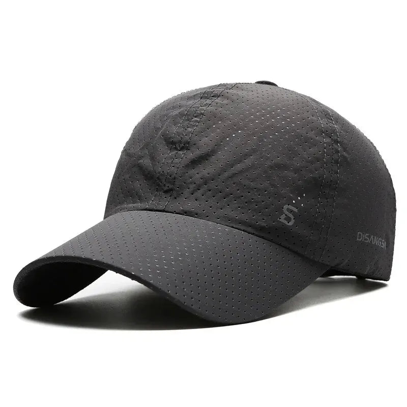 Quick-Dry Breathable Running Cap – Lightweight Outdoor Sun Baseball Hat